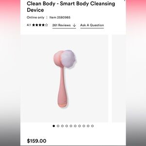 PMD Smart Body Cleanser Device in shade ‘Blush.’
